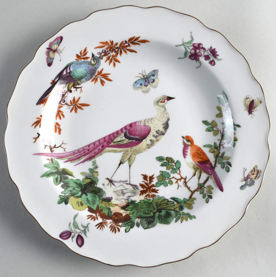 Chelsea Birds Dinner Plate by Mottahedeh-1