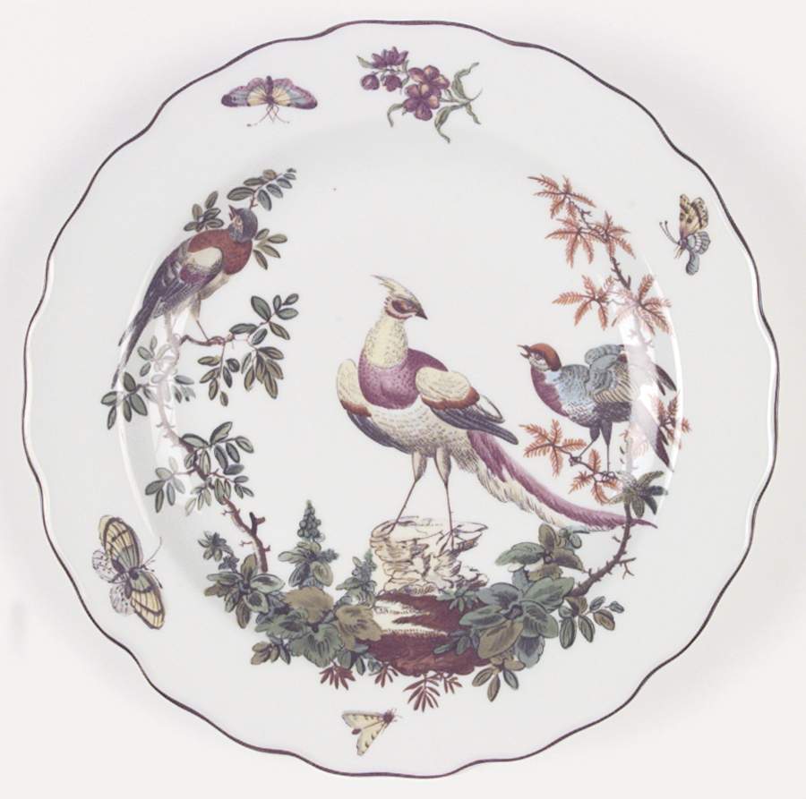 Chelsea Birds Dinner Plate by Mottahedeh-1
