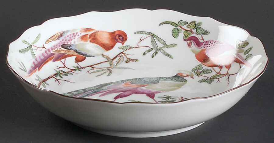 Chelsea Birds Coupe Cereal Bowl by Mottahedeh-1