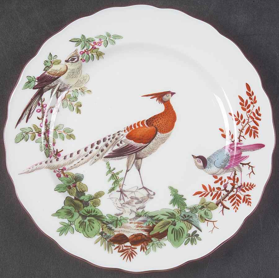 Chelsea Birds Bread & Butter Plate by Mottahedeh-1