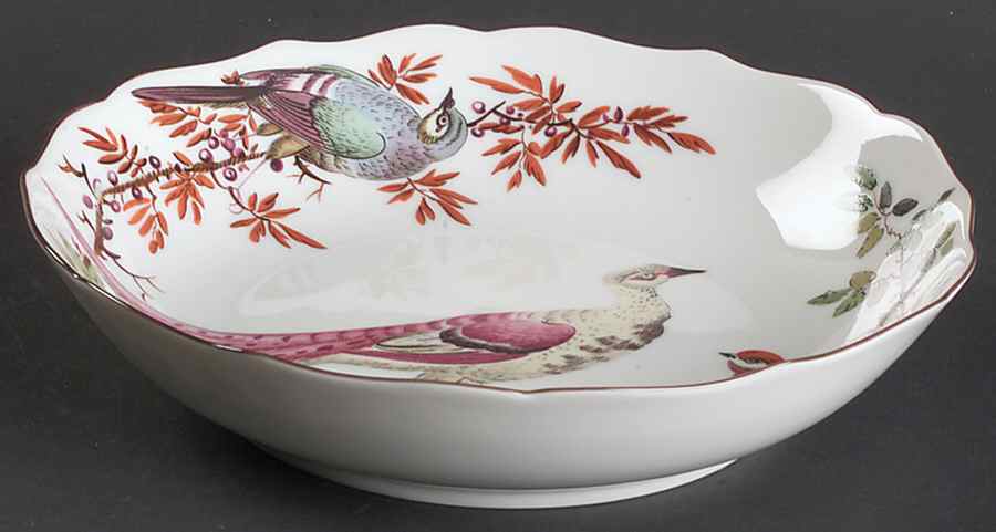 Chelsea Birds Coupe Cereal Bowl by Mottahedeh-1