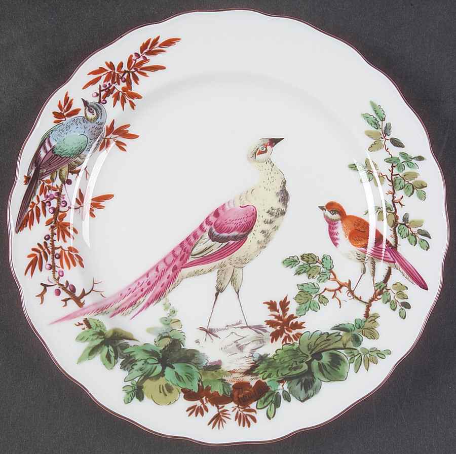 Chelsea Birds Bread & Butter Plate by Mottahedeh-1