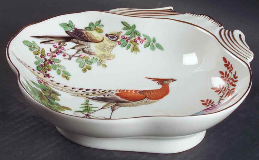 Chelsea Birds Shell Shaped Dish by Mottahedeh-1