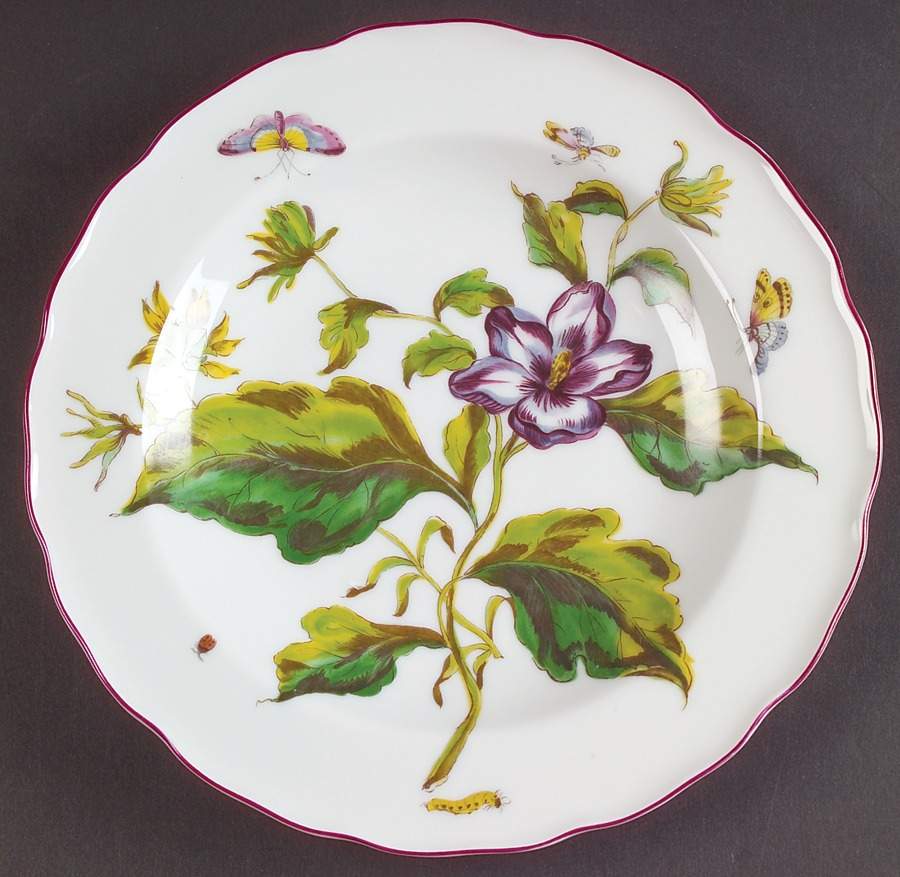 Chelsea Botanical Salad/Dessert Plate by Mottahedeh-1