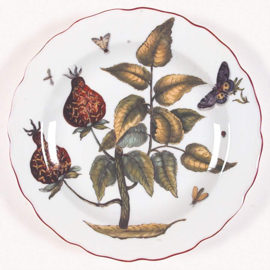 Chelsea Botanical Dinner Plate by Mottahedeh-1