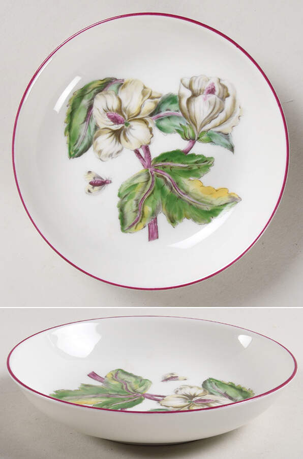 Chelsea Botanical Fruit/Dessert (Sauce) Bowl by Mottahedeh-1