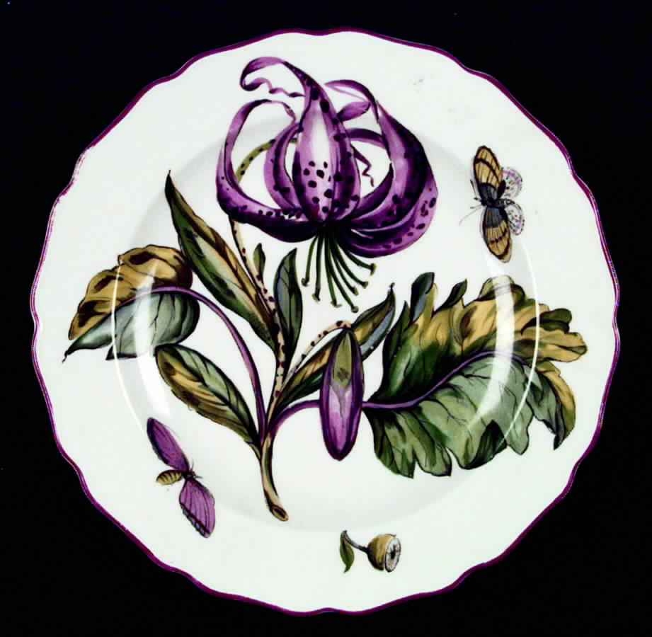 Chelsea Botanical Salad/Dessert Plate by Mottahedeh-1