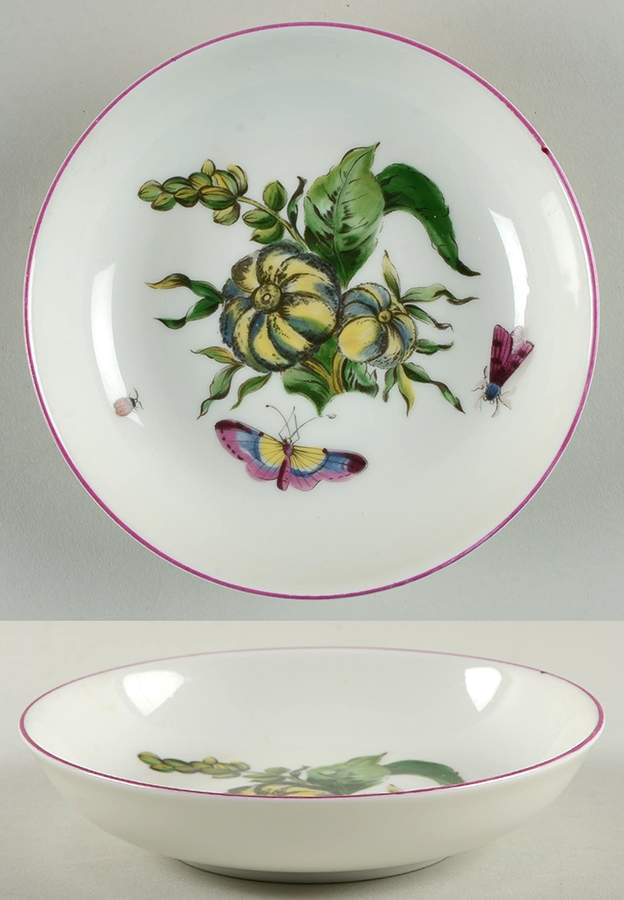 Chelsea Botanical Fruit/Dessert (Sauce) Bowl by Mottahedeh-1