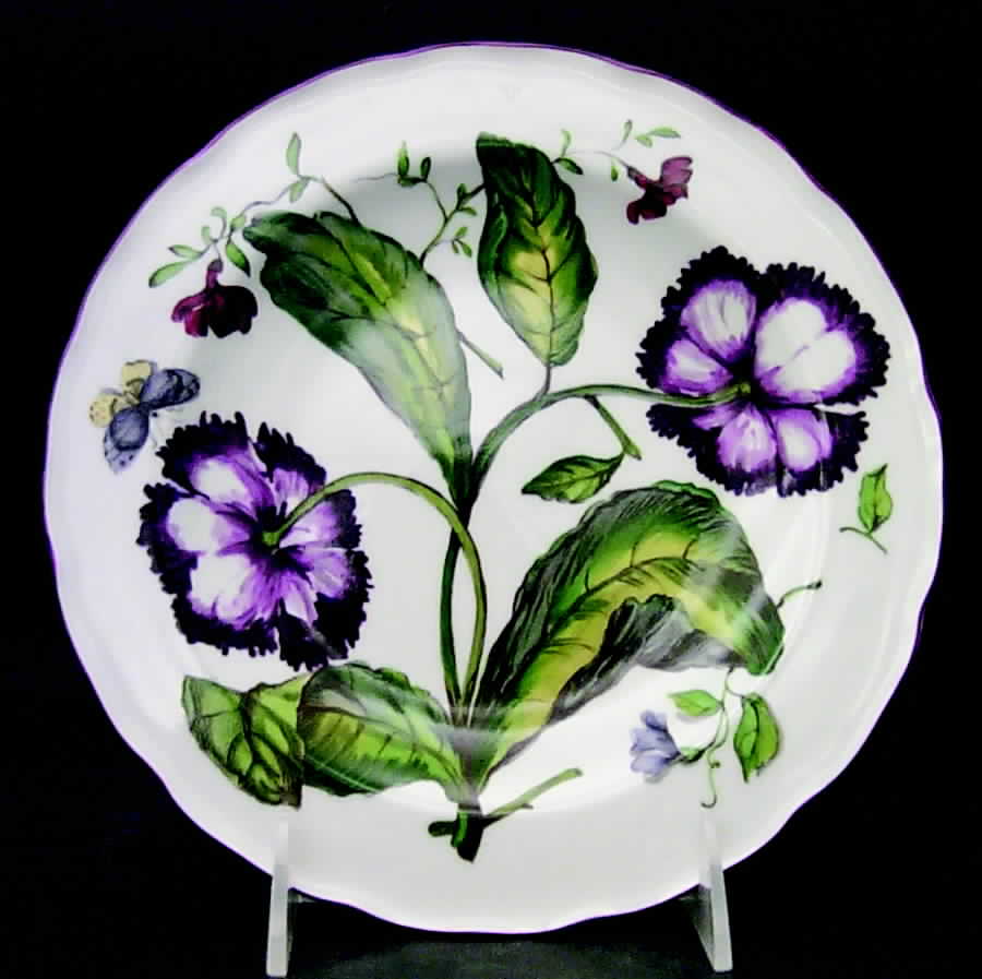 Chelsea Botanical Salad/Dessert Plate by Mottahedeh-1