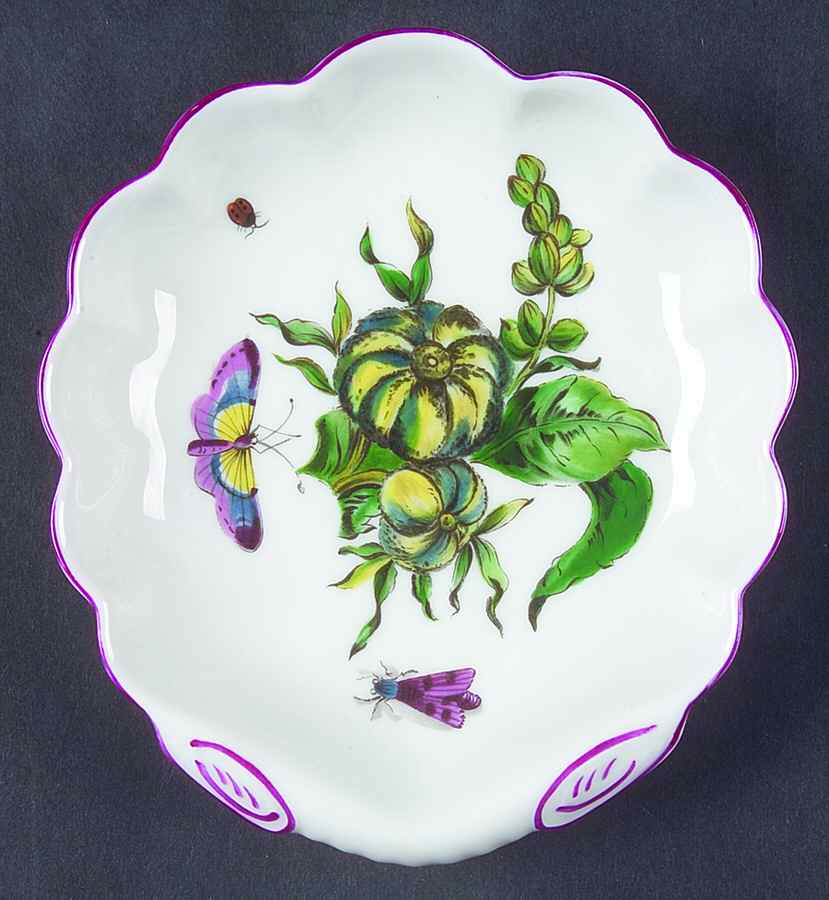 Chelsea Botanical Shell Shaped Dish by Mottahedeh-1