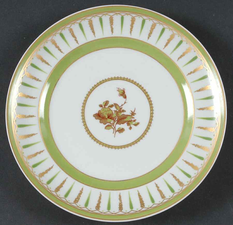 Ching Dynasty Roses Bread & Butter Plate by Mottahedeh-1