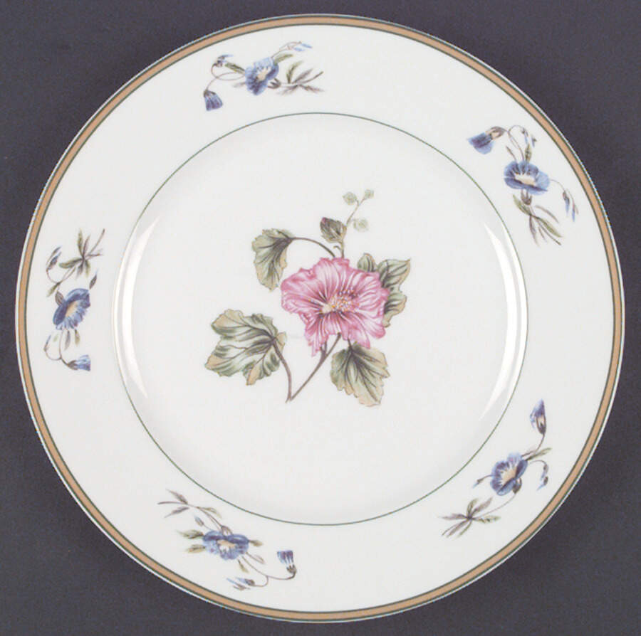 Charleston Flowers Salad/Dessert Plate by Mottahedeh-1
