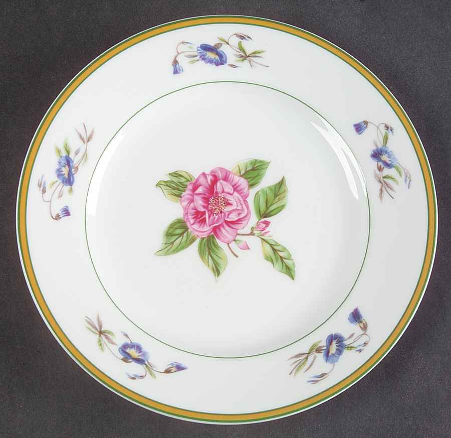 Charleston Flowers Bread & Butter Plate by Mottahedeh-1