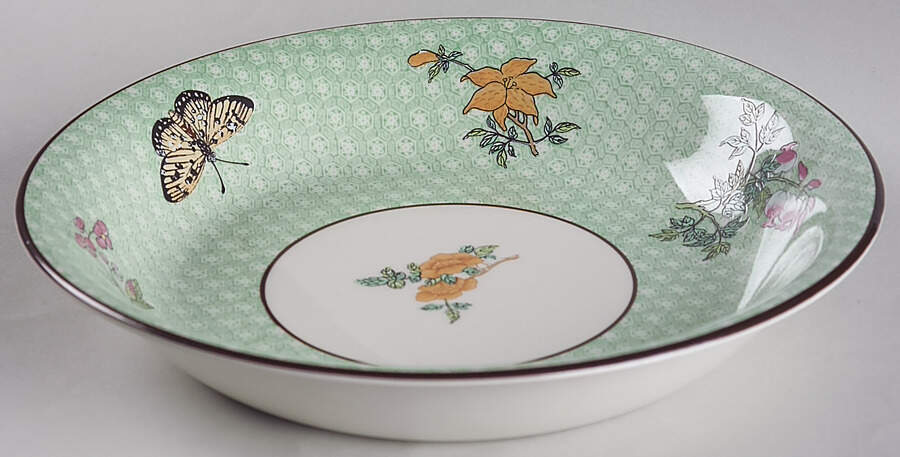 Cornelia Green Coupe Soup Bowl by Mottahedeh-1