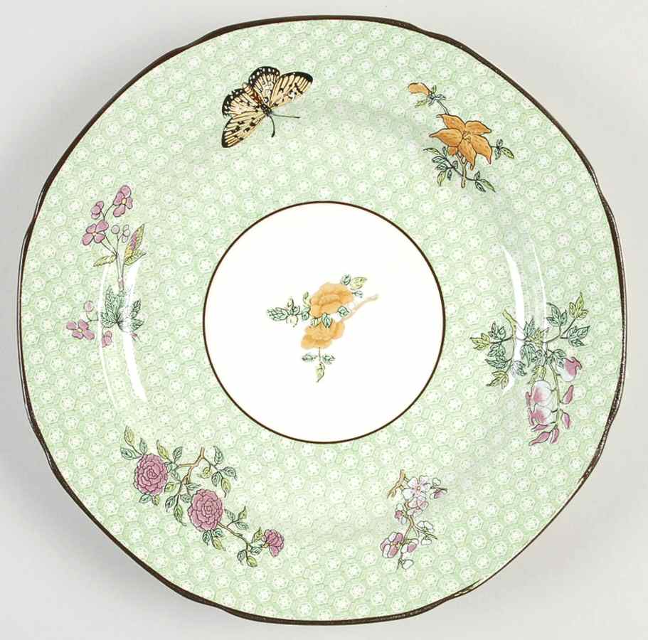 Cornelia Green Salad/Dessert Plate by Mottahedeh-1