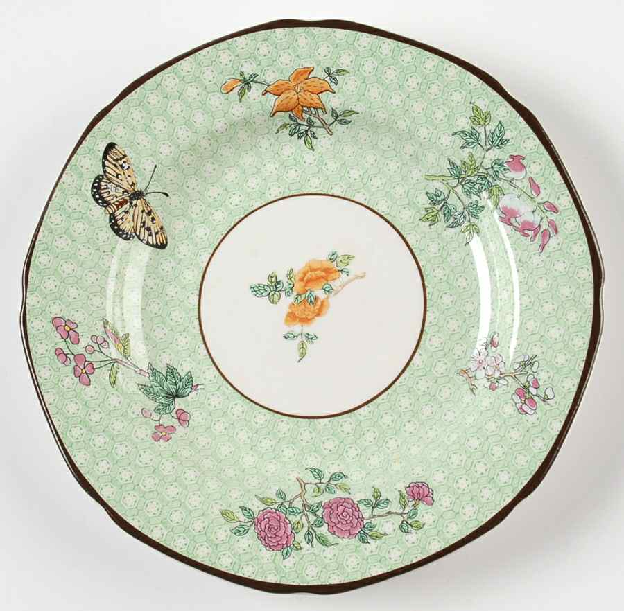 Cornelia Green Bread & Butter Plate by Mottahedeh-1