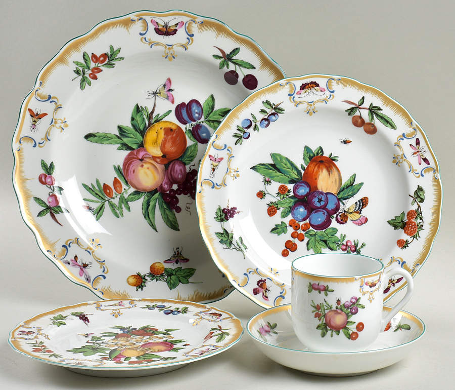 Duke of Gloucester 5 Piece Place Setting by Mottahedeh-1