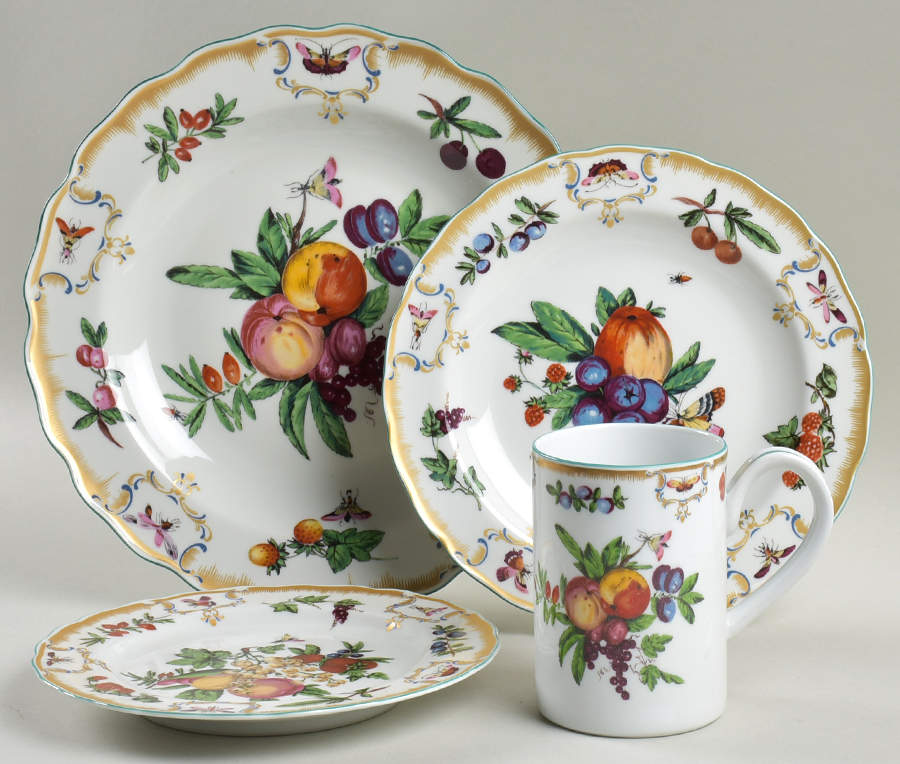 Duke of Gloucester 4 Piece Place Setting by Mottahedeh-1