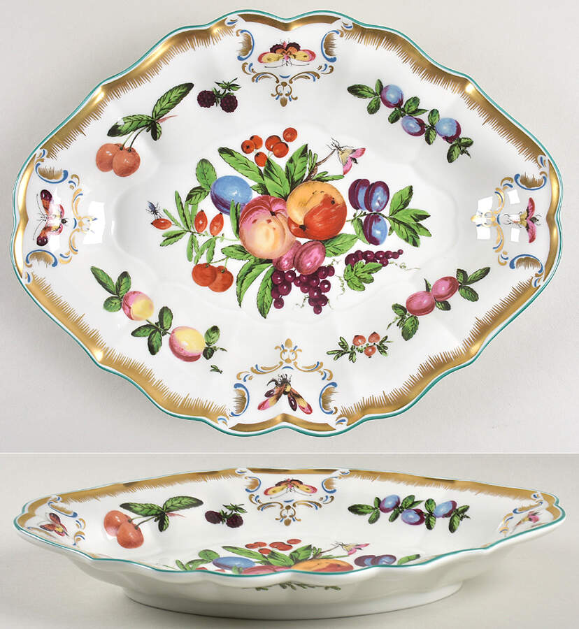 Duke of Gloucester 11" Oval Bowl by Mottahedeh-1