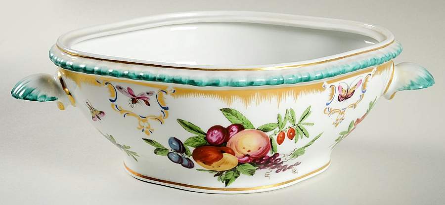 Duke of Gloucester Oval Tureen No Lid by Mottahedeh-1