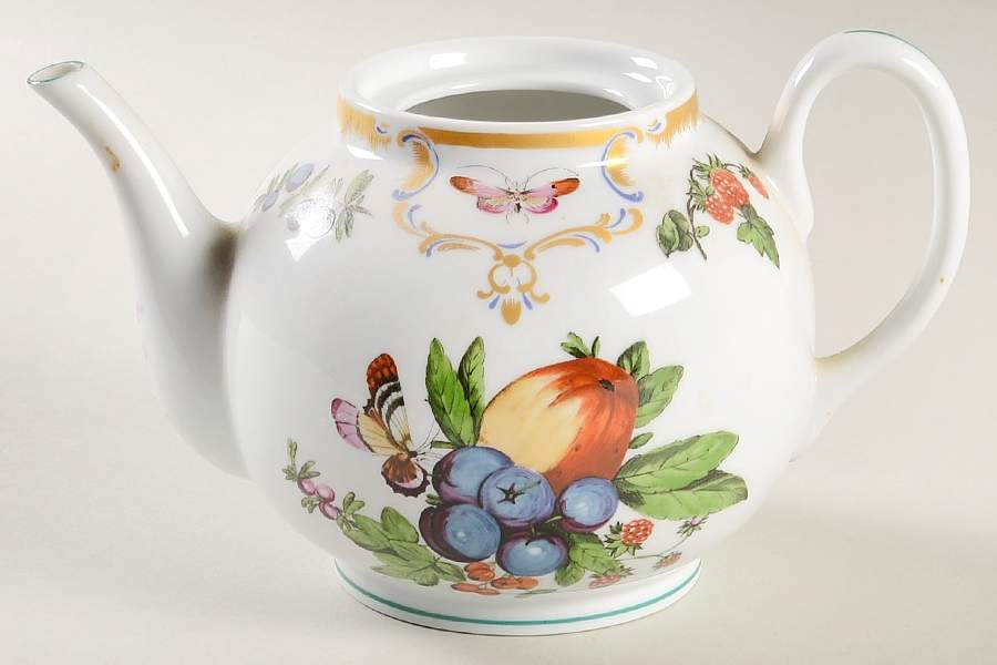 Duke of Gloucester Teapot No Lid by Mottahedeh-1