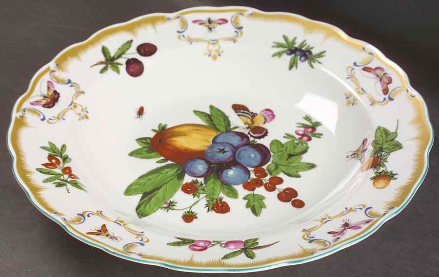 Duke of Gloucester Large Rim Soup Bowl by Mottahedeh-1
