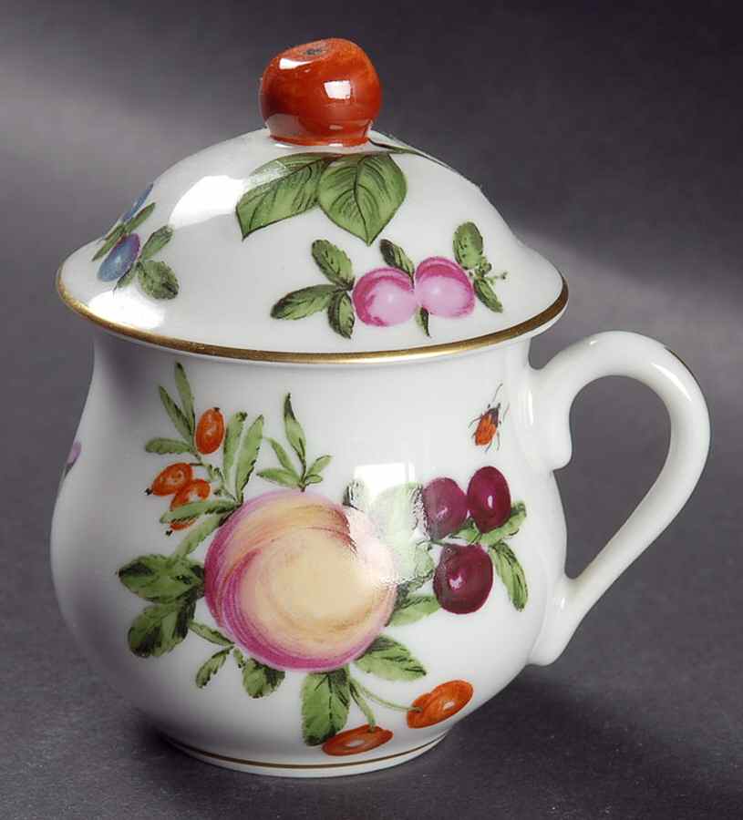 Duke of Gloucester 2 Pc Pot de Creme w/Lid & Base by Mottahedeh-1
