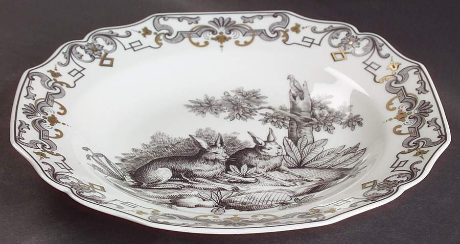 Du Paquier Rim Soup Bowl by Mottahedeh-1