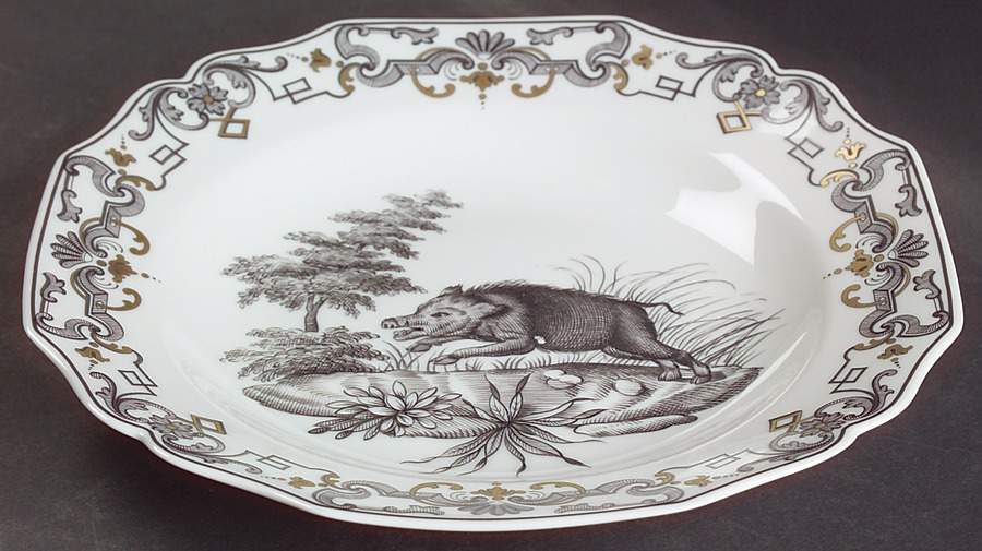 Du Paquier Rim Soup Bowl by Mottahedeh-1
