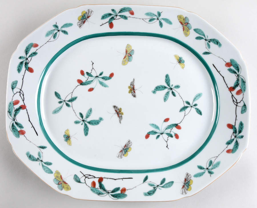 Famille Verte (Green Background) Underplate for Tureen by Mottahedeh-1