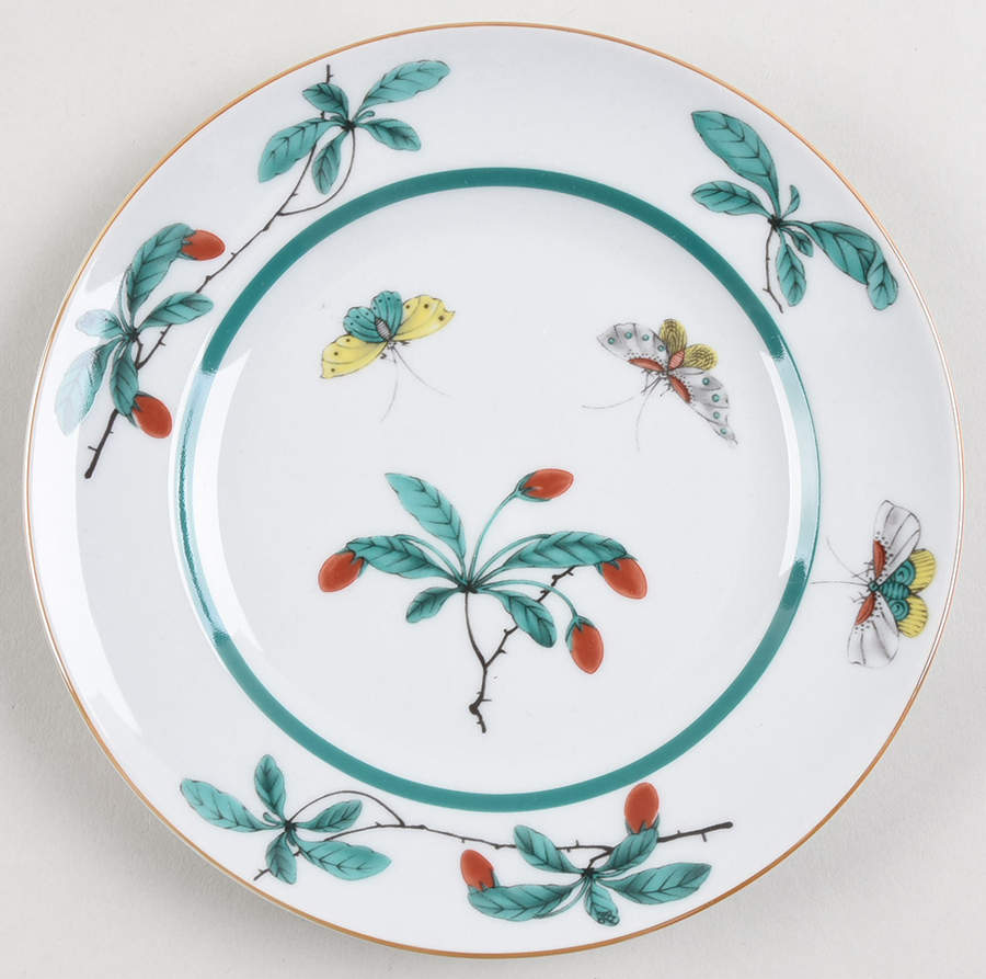 Famille Verte (Green Background) Bread & Butter Plate by Mottahedeh-1