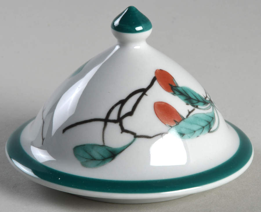 Famille Verte (Green Background) Lid for Coffee Pot by Mottahedeh-1