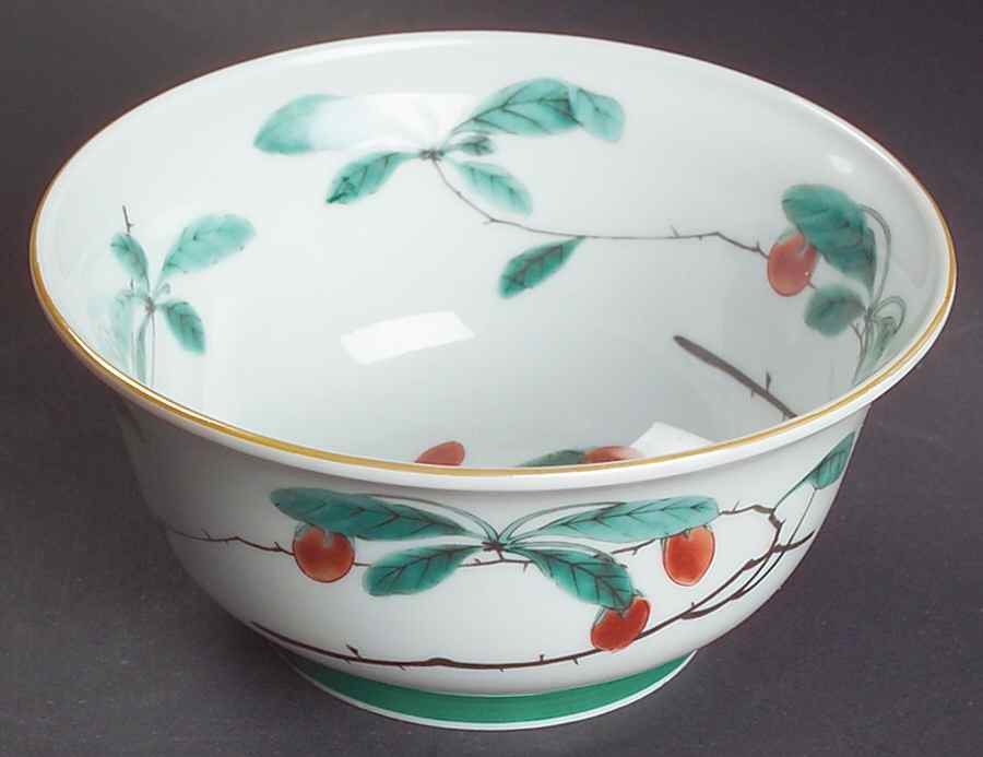Famille Verte (Green Background) Open Sugar Bowl by Mottahedeh-1