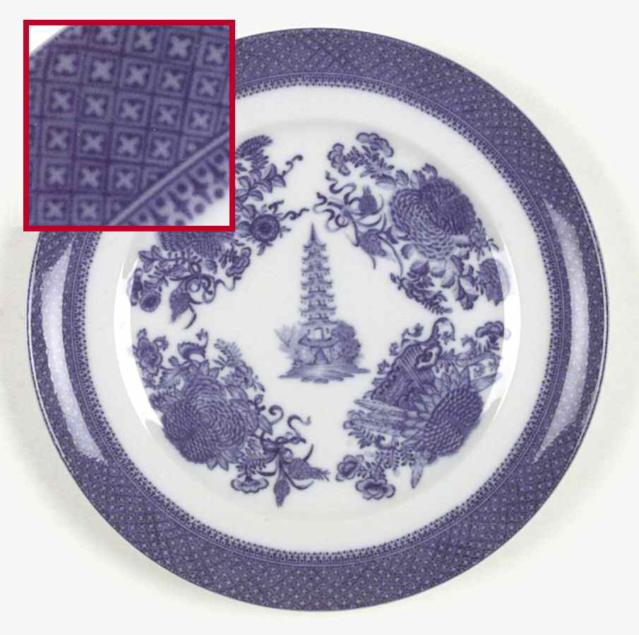 Fitzhugh Blue Dinner Plate by Mottahedeh-1