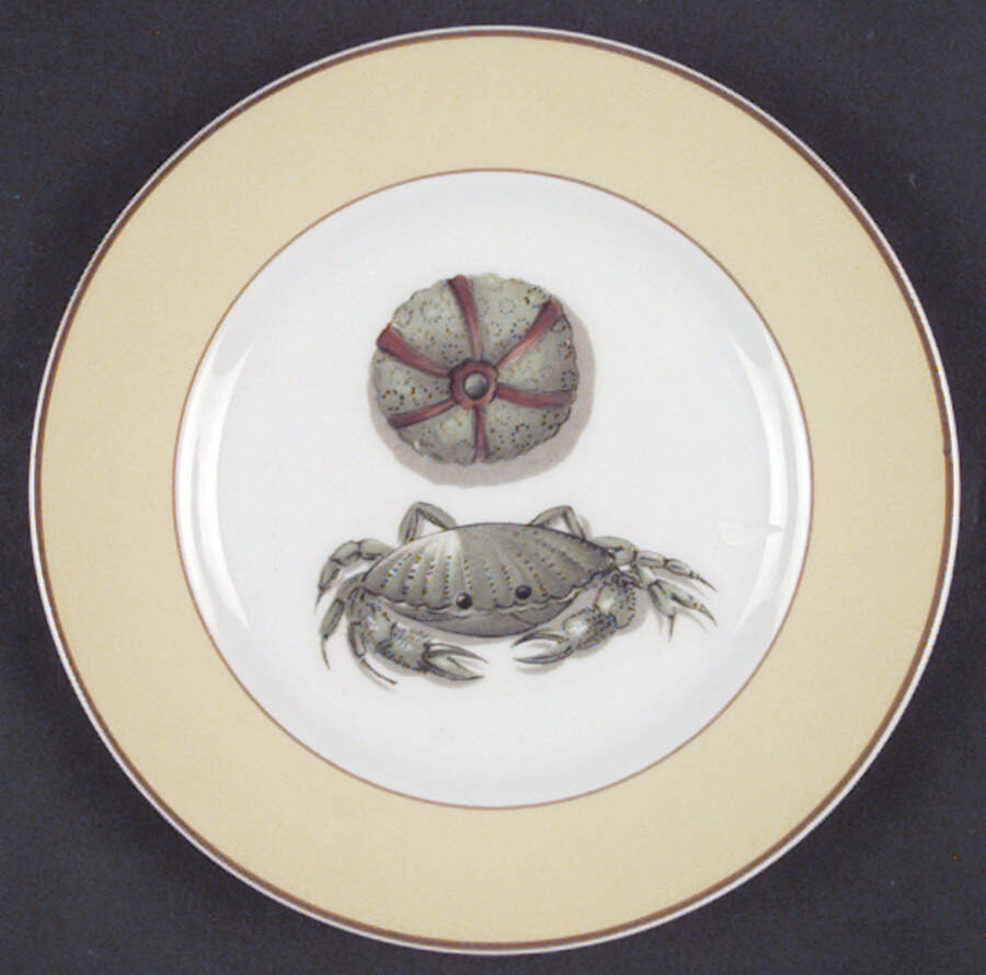Fruits of The Sea Bread & Butter Plate by Mottahedeh-1