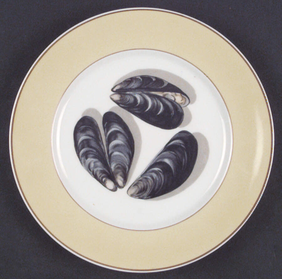 Fruits of The Sea Salad/Dessert Plate by Mottahedeh-1