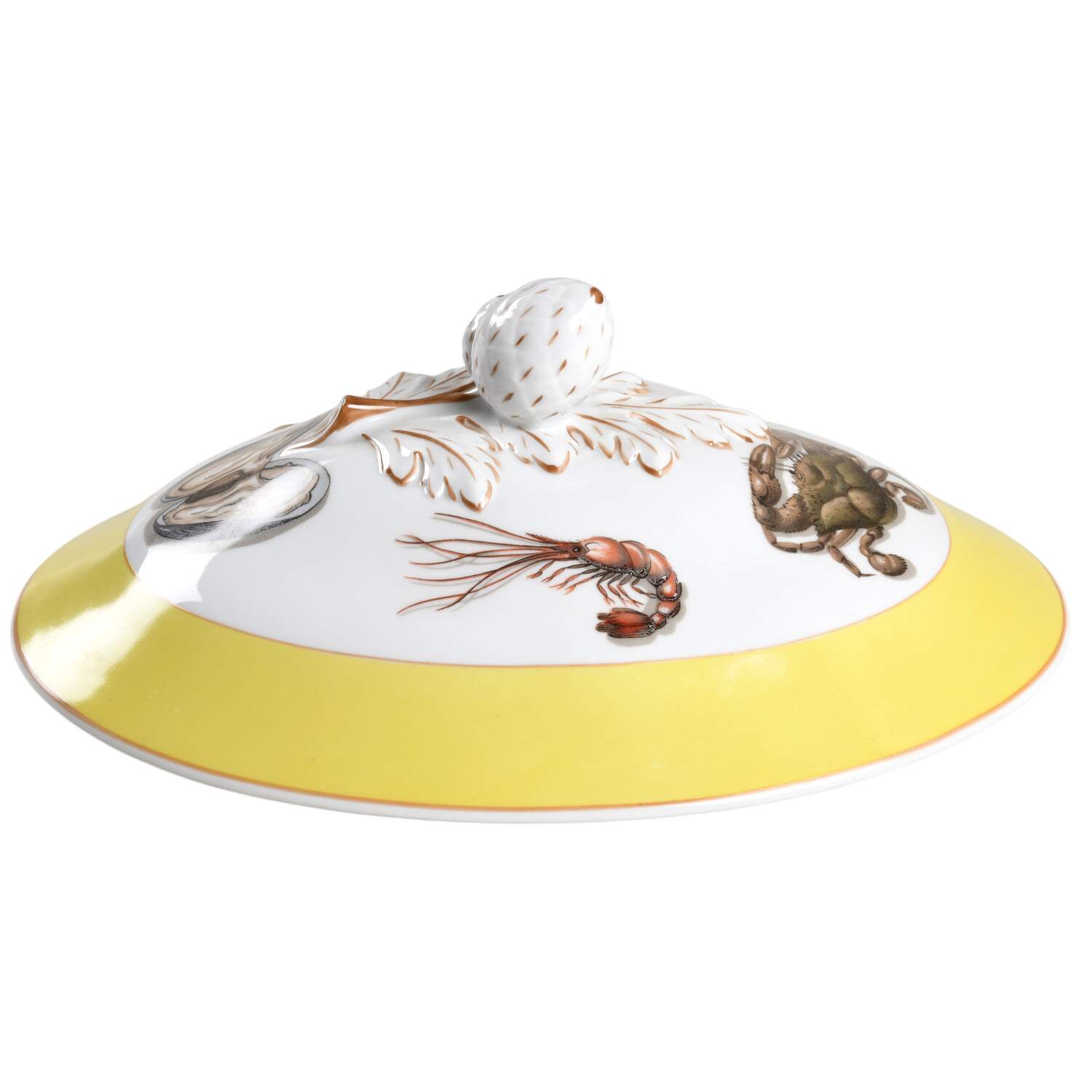 Fruits of The Sea Lid for Tureen by Mottahedeh-1