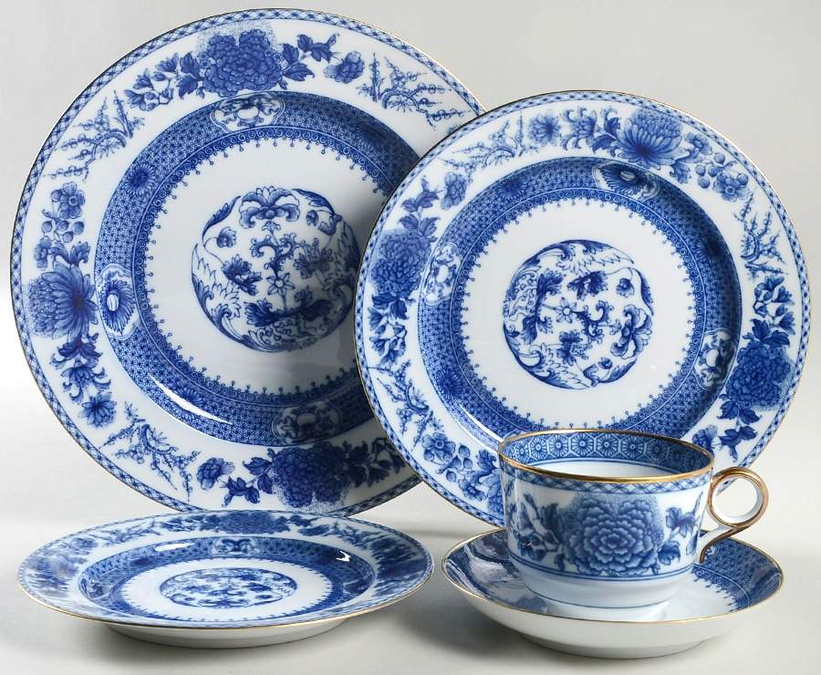 Imperial Blue 40 Piece Estate Set by Mottahedeh-1