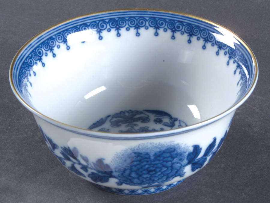 Imperial Blue Open Sugar Bowl by Mottahedeh-1