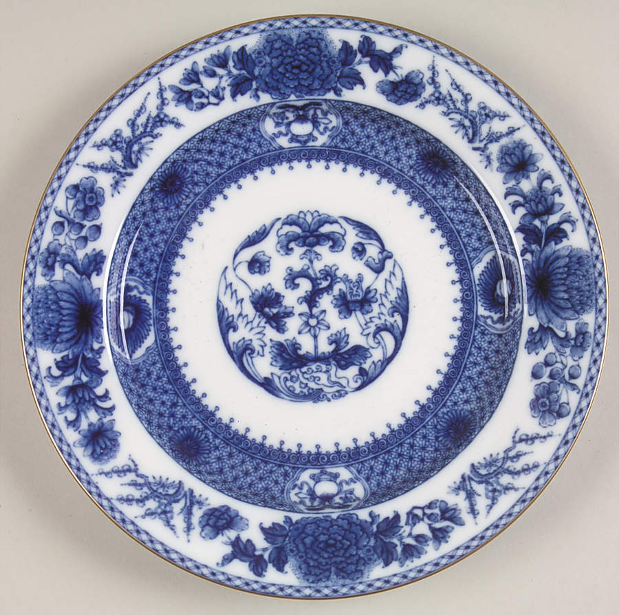 Imperial Blue Bread & Butter Plate by Mottahedeh-1