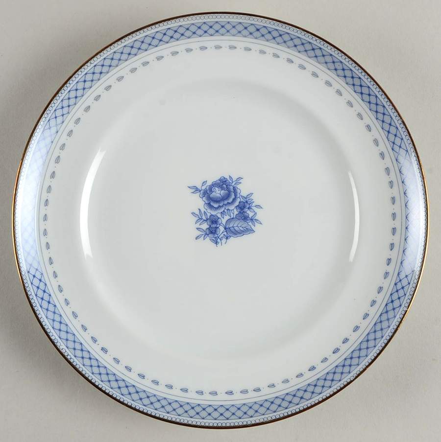 Indigo Salad Plate by Mottahedeh-1