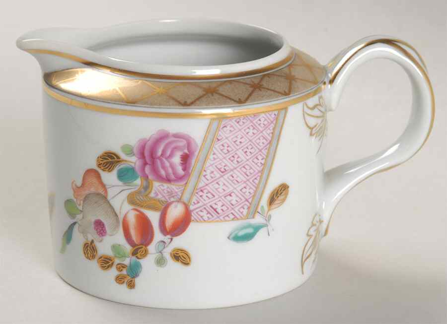 Lowestoft Rose Mini Creamer by Mottahedeh-1
