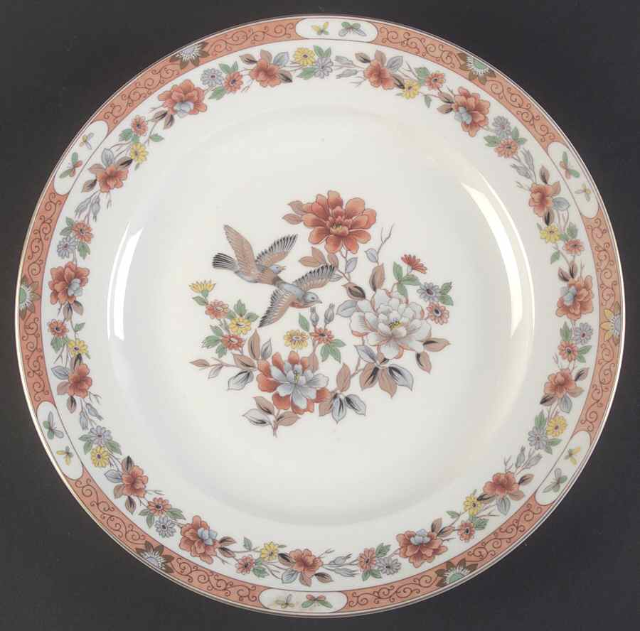 Magnolia & Birds 12" Chop Plate (Round Platter) by Mottahedeh-1