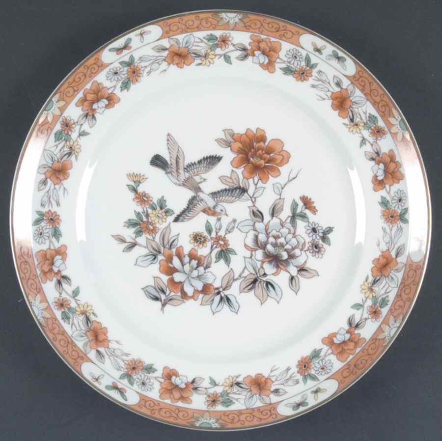 Magnolia & Birds Dinner Plate by Mottahedeh-1
