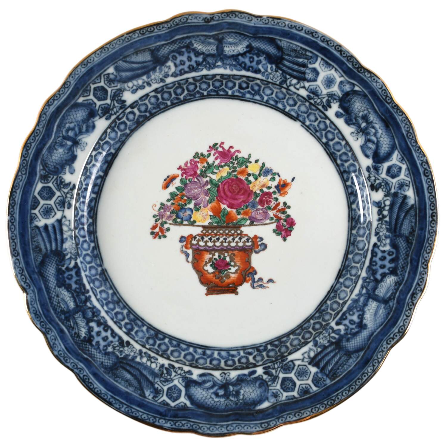 Mandarin Bouquet Dinner Plate by Mottahedeh-1