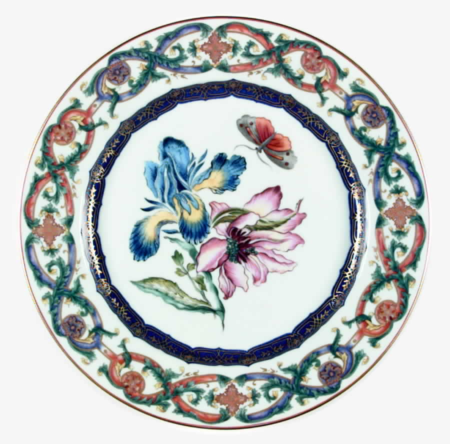 Merian Salad/Dessert Plate by Mottahedeh-1