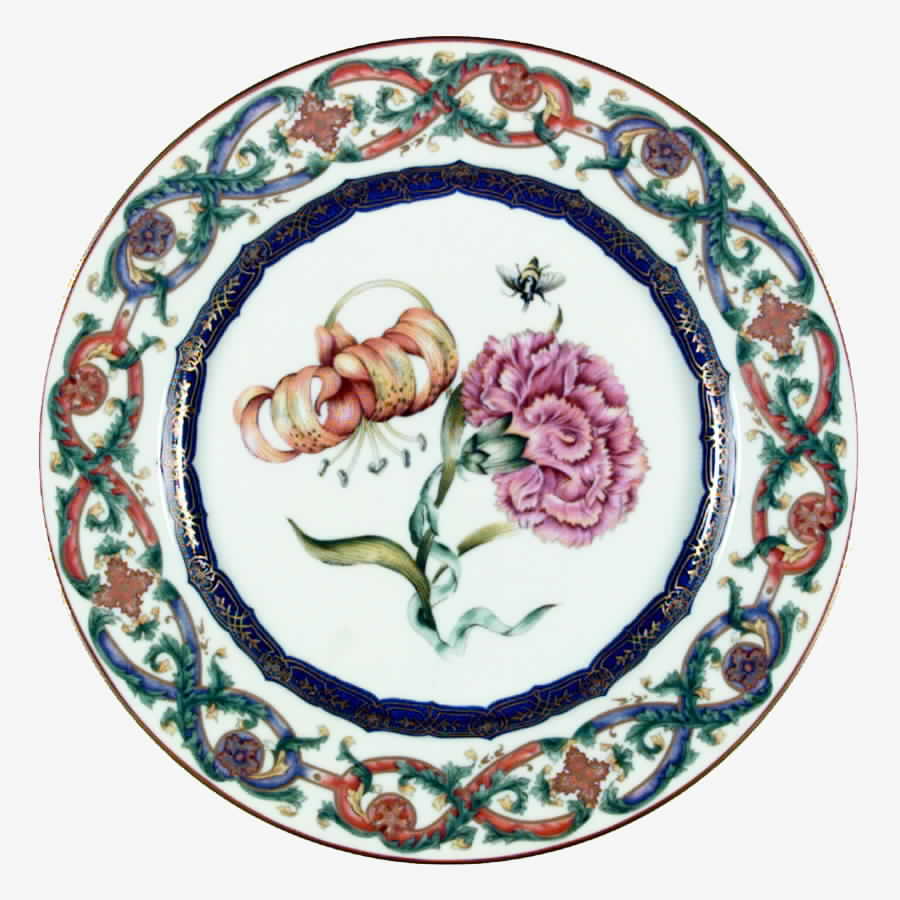 Merian Salad/Dessert Plate by Mottahedeh-1