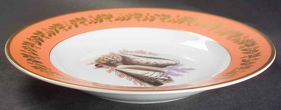Natchez Shell Large Rim Soup Bowl by Mottahedeh-1