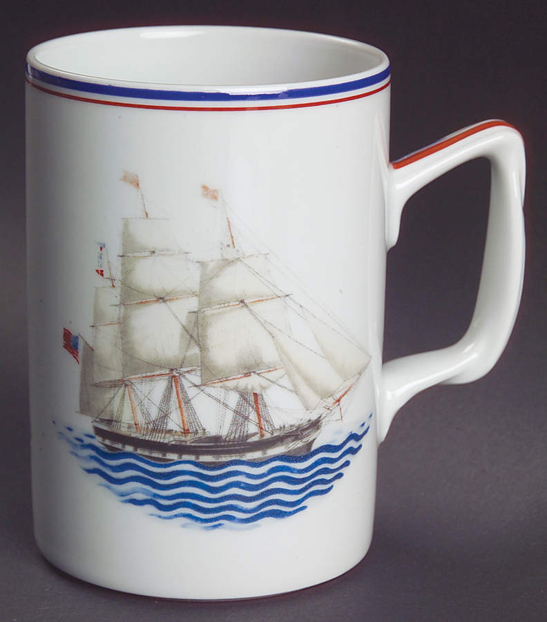 Our Maritime Heritage-American Ship Mug by Mottahedeh-1