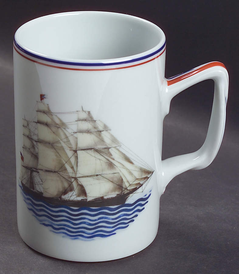 Our Maritime Heritage-American Ship Mug by Mottahedeh-1